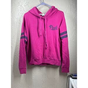Victoria's Secret Dark Pink Slouchy Pullover Hoodie Sweatshirt Jacket‎ Size XS